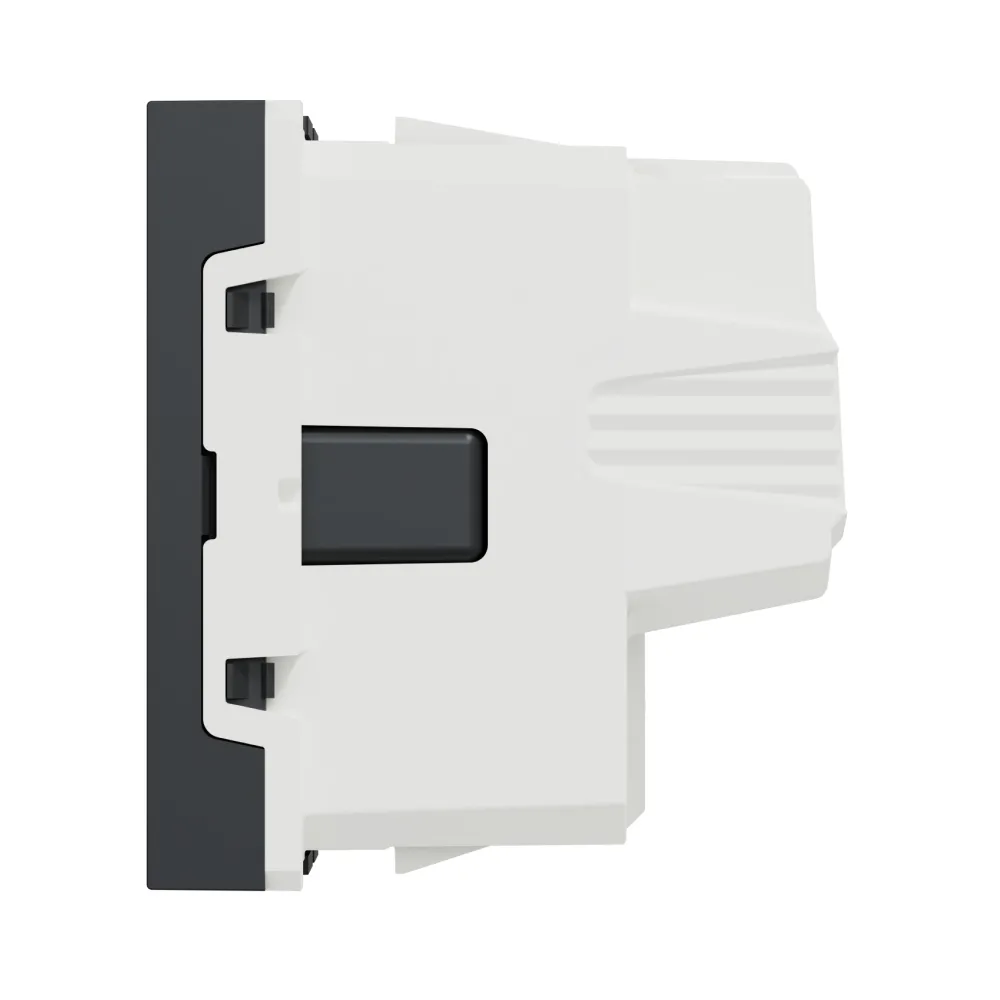 Schneider UNICA Роз з з/к з шторк 16А гвинт зажим антр NU303754