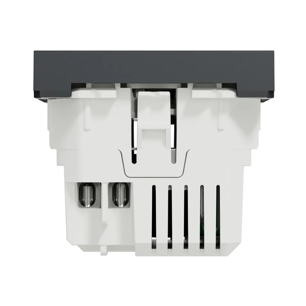 Розетка USB A+C Schneider Electric UNICA NEW 2 модуля антрацит NU301854