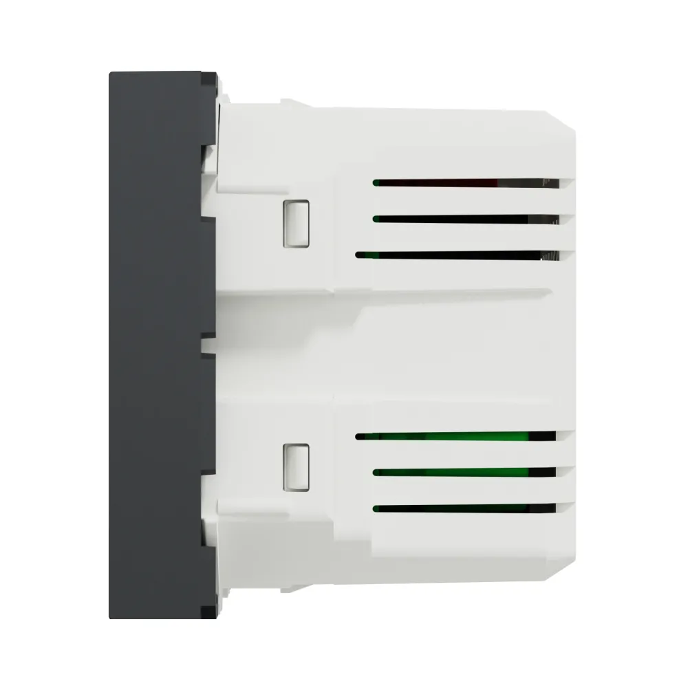 Розетка USB A+C Schneider Electric UNICA NEW 2 модуля антрацит NU301854