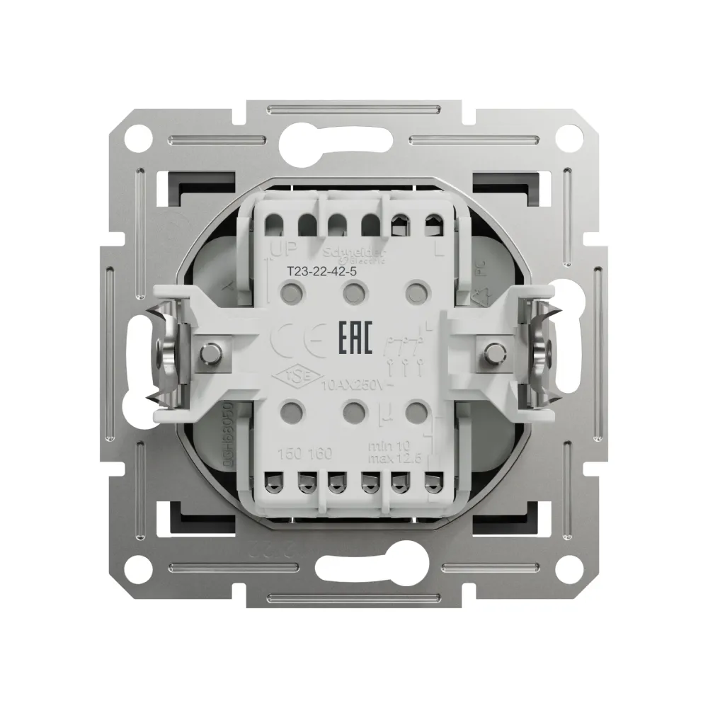 Выключатель Schneider Electric Asfora антрацит трехклавишный внутренний EPH2100171