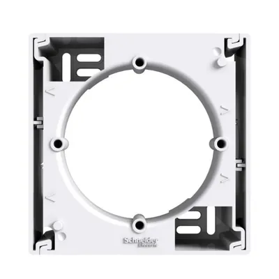 Коробка для зовнішнього монтажу Schneider Electric Asfora білий EPH6100121