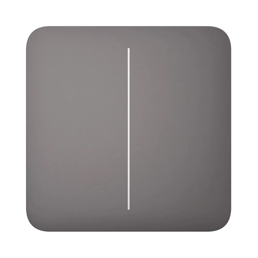 Накладна панель AJAX SoloButton для LightSwitch (2-gang) 46017.143.GR