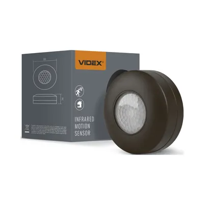 Датчик руху та освітленості VIDEX VL-SPC05W 220V 800W інфрачервоний White VL-SPC05W
