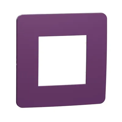 Рамка одномісна Schneider Electric Unica New Studio Color ліловий/бежевий NU280215