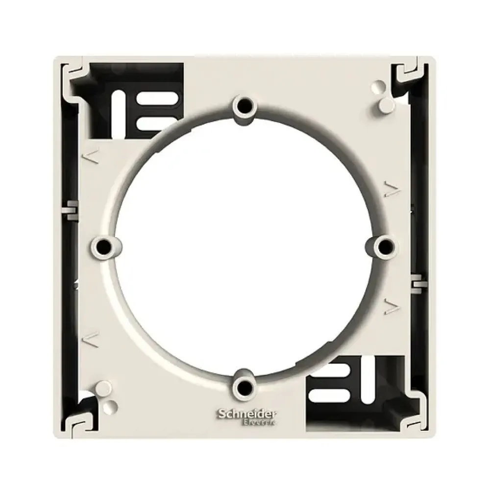 Коробка Schneider Electric Asfora кремовая одинарная для наружного монтажа EPH6100123