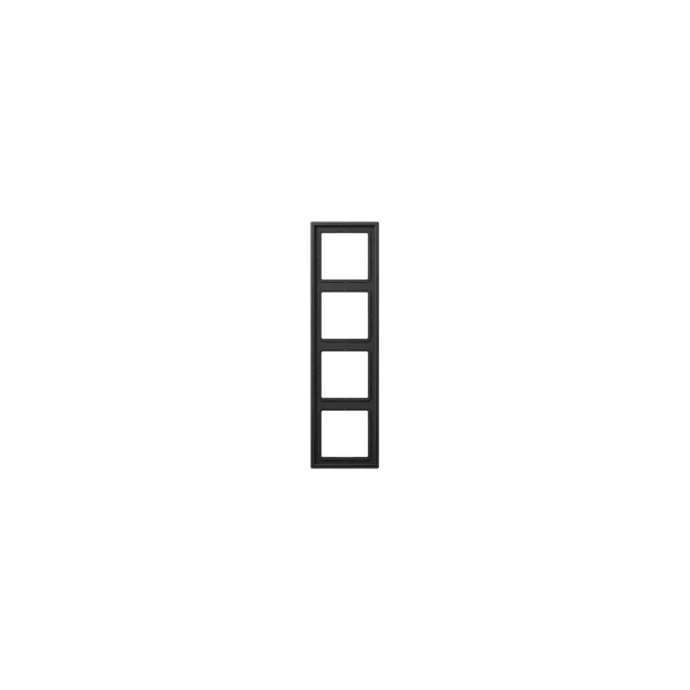 JUNG LS 990 Рамка 4-кратна алюміній антрацит AL2984AN