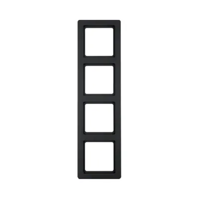 Рамка 4 пости Berker Q.1 антрацит 10146086