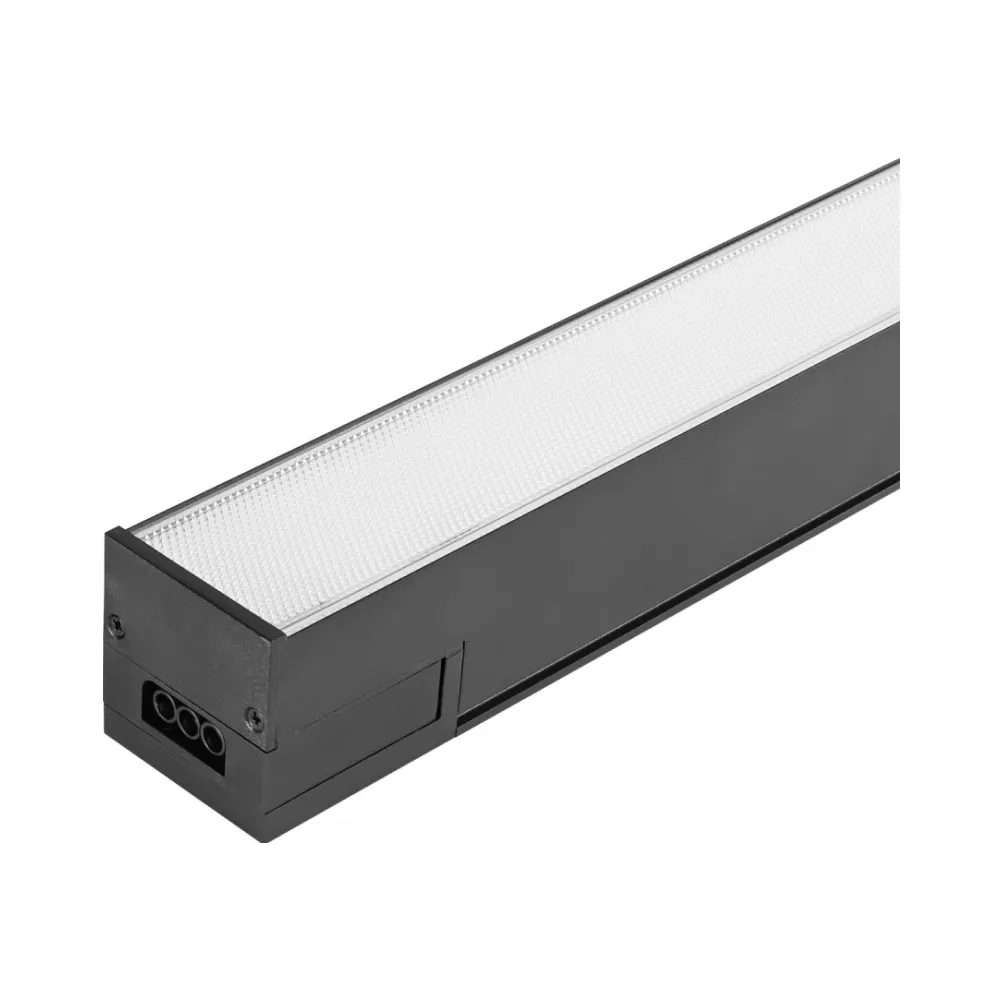 LED світильник лінійний магістральний VIDEX BNL02 50W 1.2М 5000K 220V чорний VL-BNL02-50125B