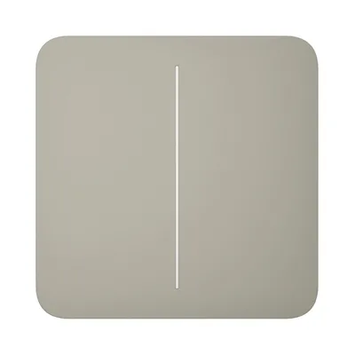 Накладна панель AJAX SoloButton для LightSwitch (2-gang) 46019.144.OL