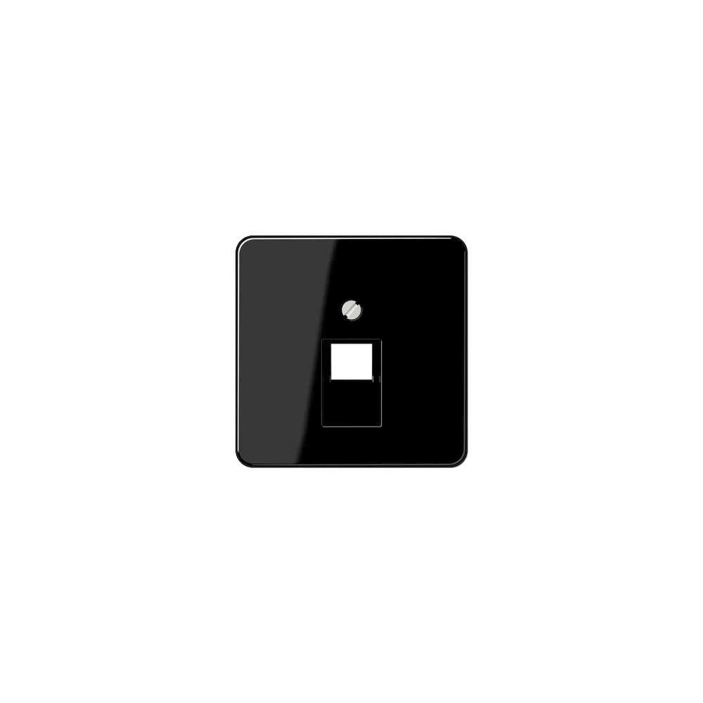 JUNG CD Накладка для одинарної компютерної розетки UAE чорний CD569-1UASW