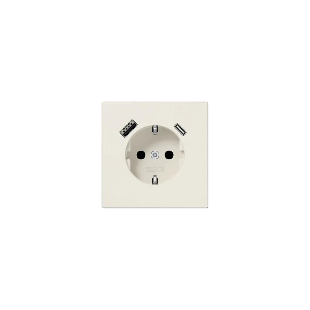 JUNG LSx-механізм Розетка SCHUKO® з USB-інтерфейсом слонова кістка LS1520-15CA