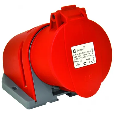 Розетка силовая настенная TP electric 32А/5 (3Р+N+РЕ) 62-68-02