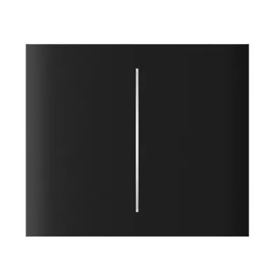 AJAX CenterButton (2-gang) vertical black 83443.140.BL
