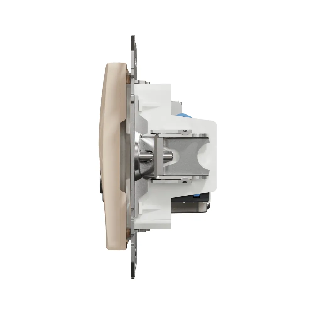 Schneider Sedna Design Розетка 1-а комп. + TV внутр. TV+RJ45 кат. 6 UTP Sedna Design Бежевий SDD112469T