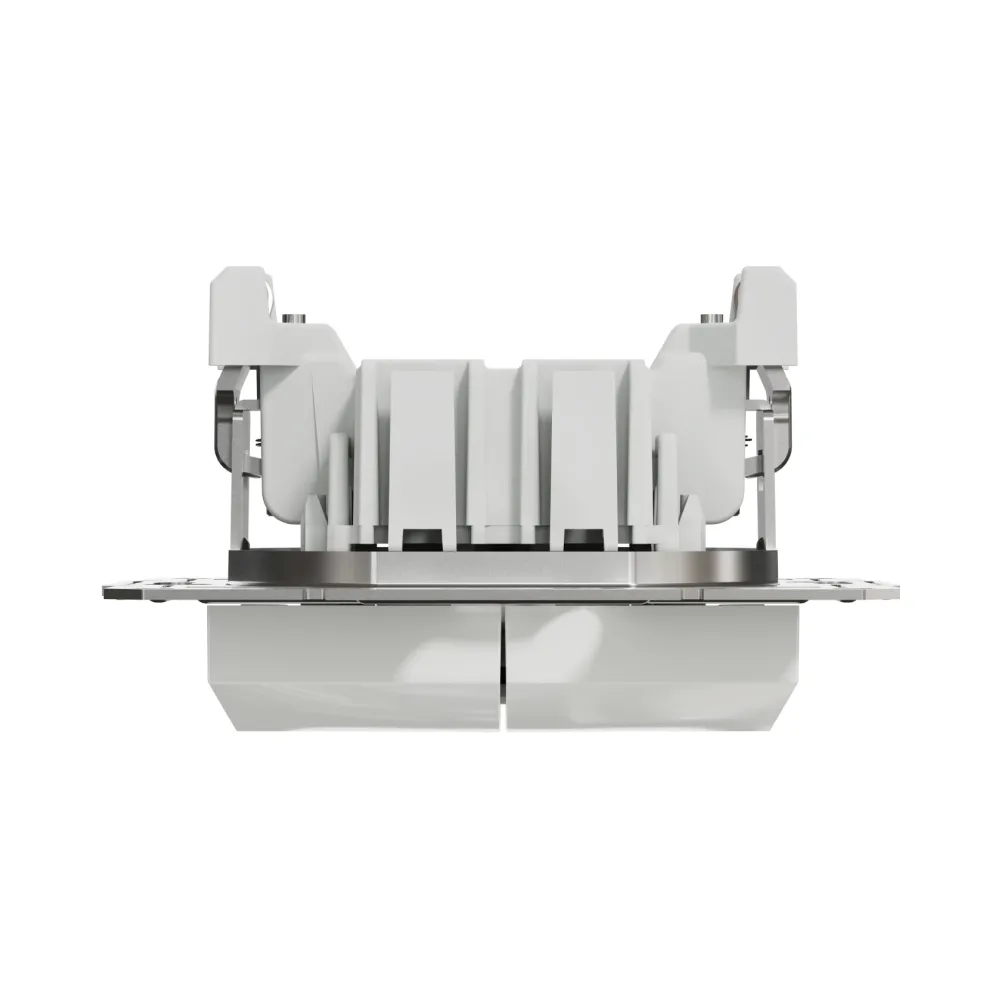 Вимикач Schneider Electric Asfora двоклавішний бiлий без рамки EPH0370121
