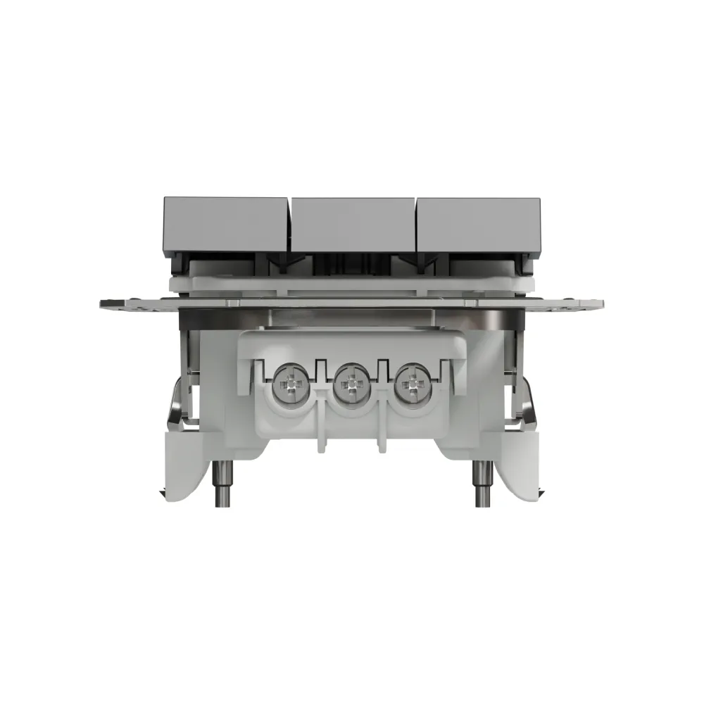 Выключатель Schneider Electric Asfora антрацит трехклавишный внутренний EPH2100171