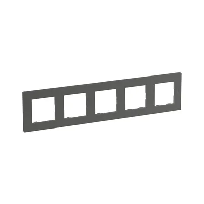 Рамка Legrand Niloe Step 5-постова сталь 863495