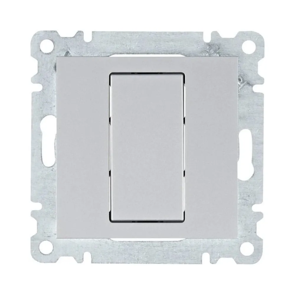 Заглушка Hager Lumina серебряная WL7012