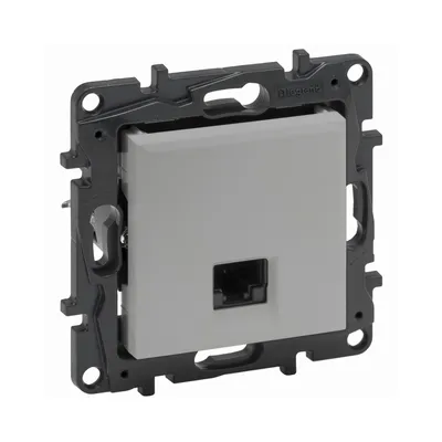 Розетка комп'ютерна Legrand Niloe Step RJ45 CAT5e UTP алюміній 863367