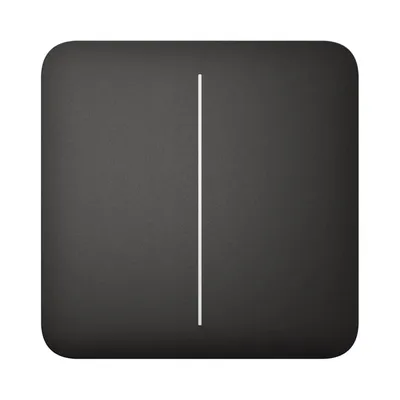 Накладна панель AJAX SoloButton для LightSwitch (2-gang) 45119.144.BL