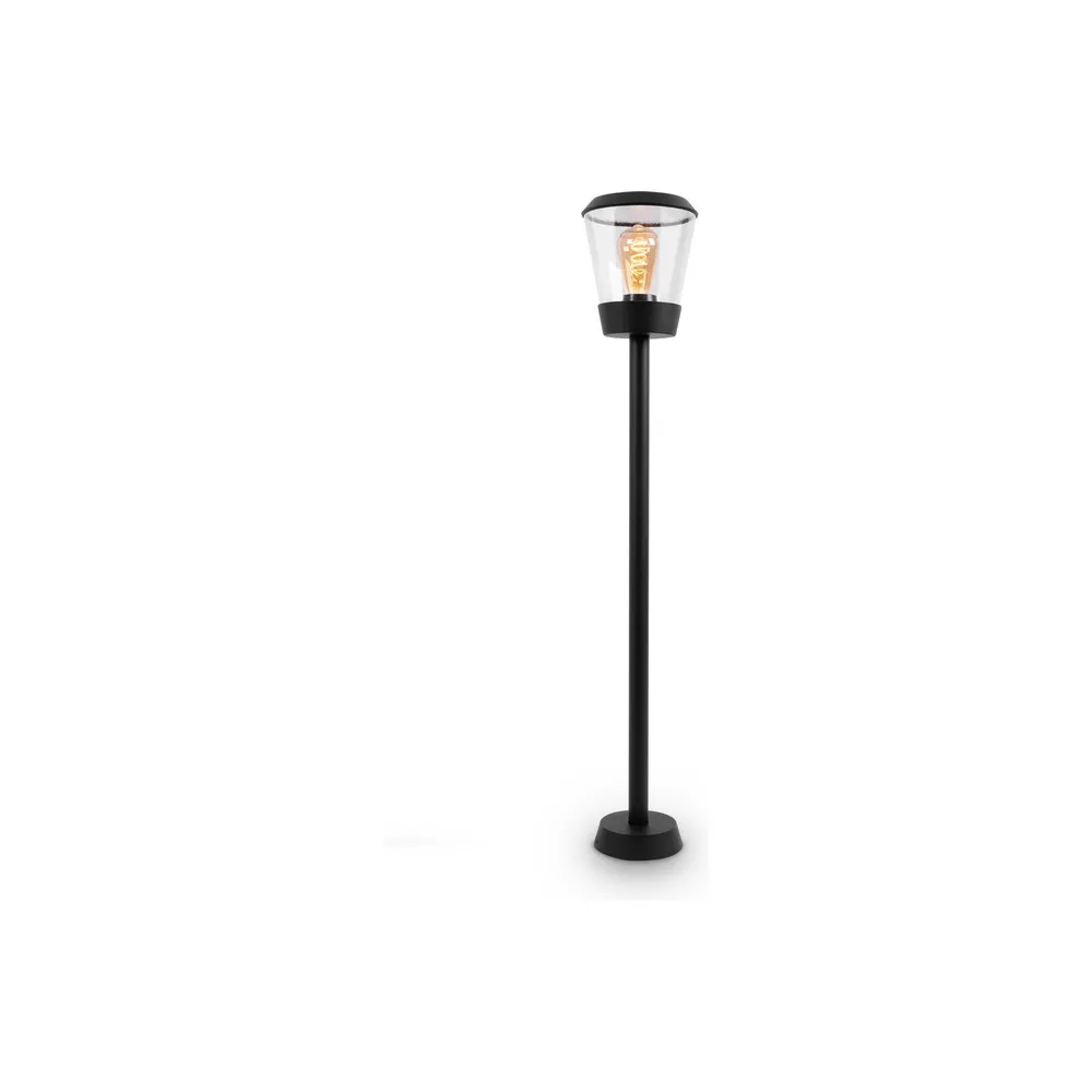 Світильник ландшафтний світильник Outdoor Faro E27 23 Вт Чорний O039FL-01B MAYTONI