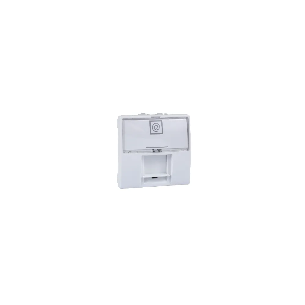 Schneider  UNICA Розетка комп. RJ-45 внутр. 5E UTP 2-мод. UNICA біла (C2) MGU3.411.18