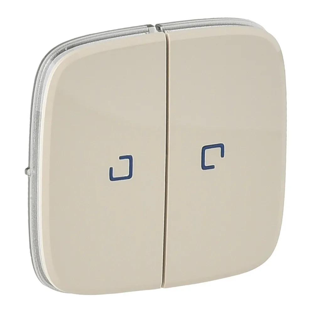 Legrand Valena ALLURE Клавіша вимикача 2-клавішного з підсвіткою Слонова кістка 755226