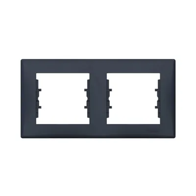 Рамка Schneider Electric Sedna графіт 2-кратна SDN5800370