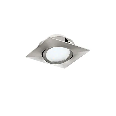 Світильник LED-rec.spot 84X84 nickel-matt PINEDA 95843 EGLO