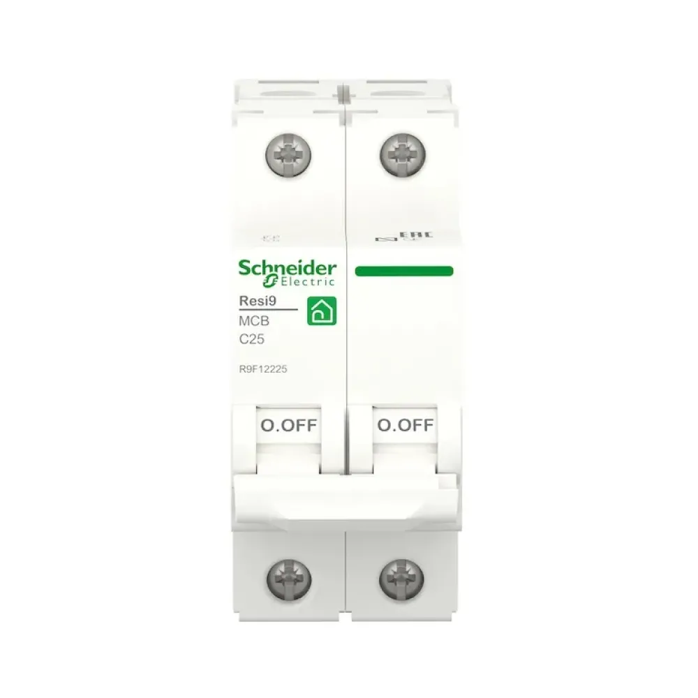 Автоматичний вимикач Schneider Electric RESI9 2р 25A C R9F12225