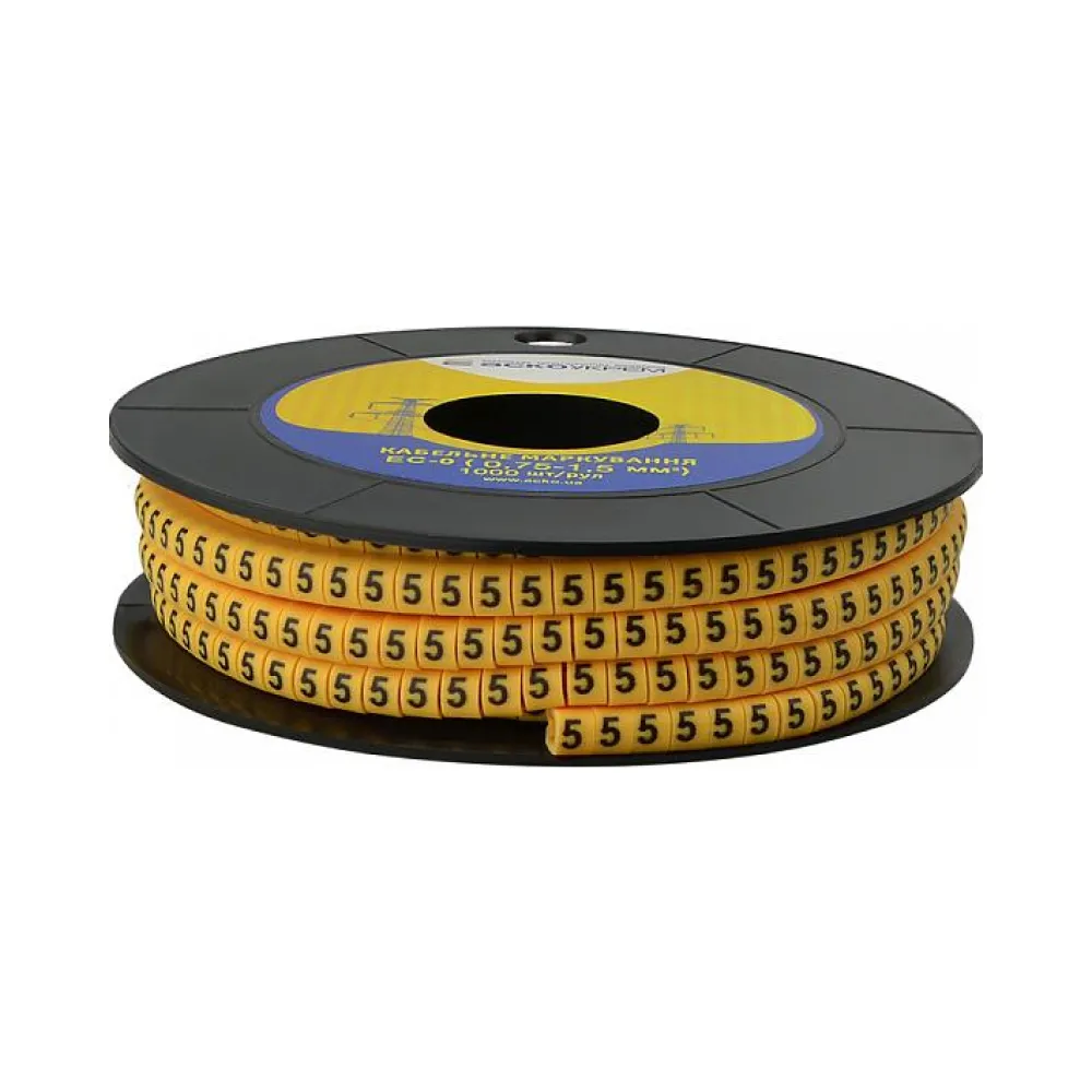 Кабельная маркировка АСКО ЕС-1 1,5-4 мм2 «5» A0150080033