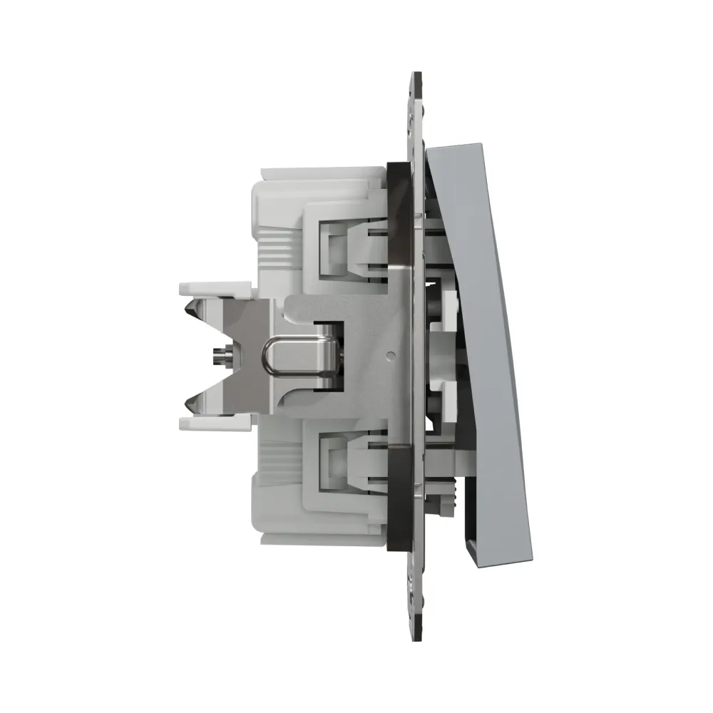 Кнопочный выключатель Schneider Electric Asfora сталь самозажимной EPH0700162