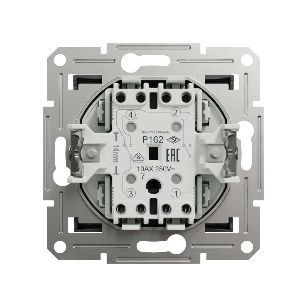 Переключатель Schneider Electric Asfora антрацит одноклавишный внутренний перекрестный EPH0500171
