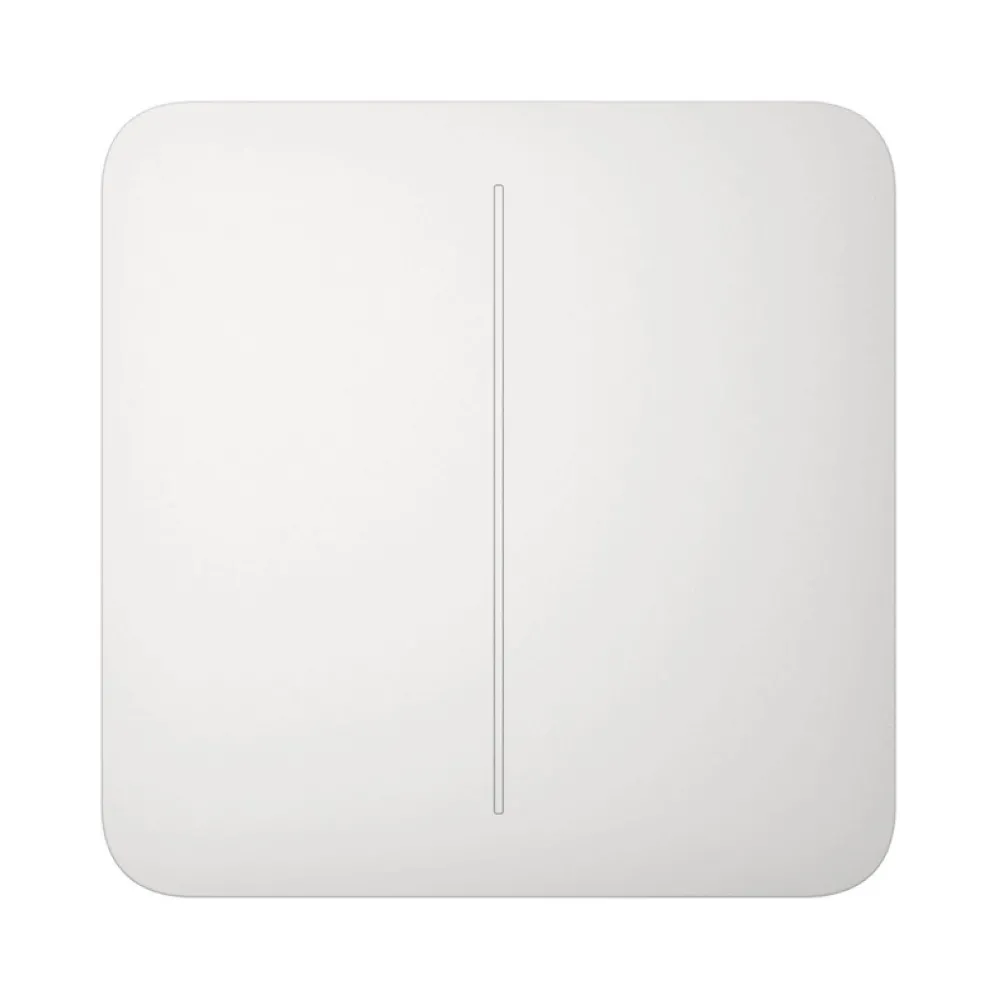 Накладная панель AJAX SoloButton для LightSwitch (2-gang) 45120.144.WH