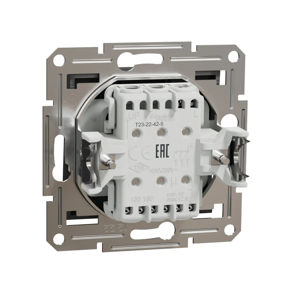 Выключатель Schneider Electric Asfora антрацит трехклавишный внутренний EPH2100171