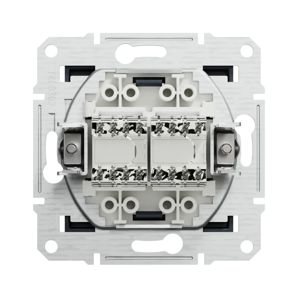 Розетка компьютерная Schneider Electric Asfora антрацит двойная RJ-45 внутренняя EPH4400171