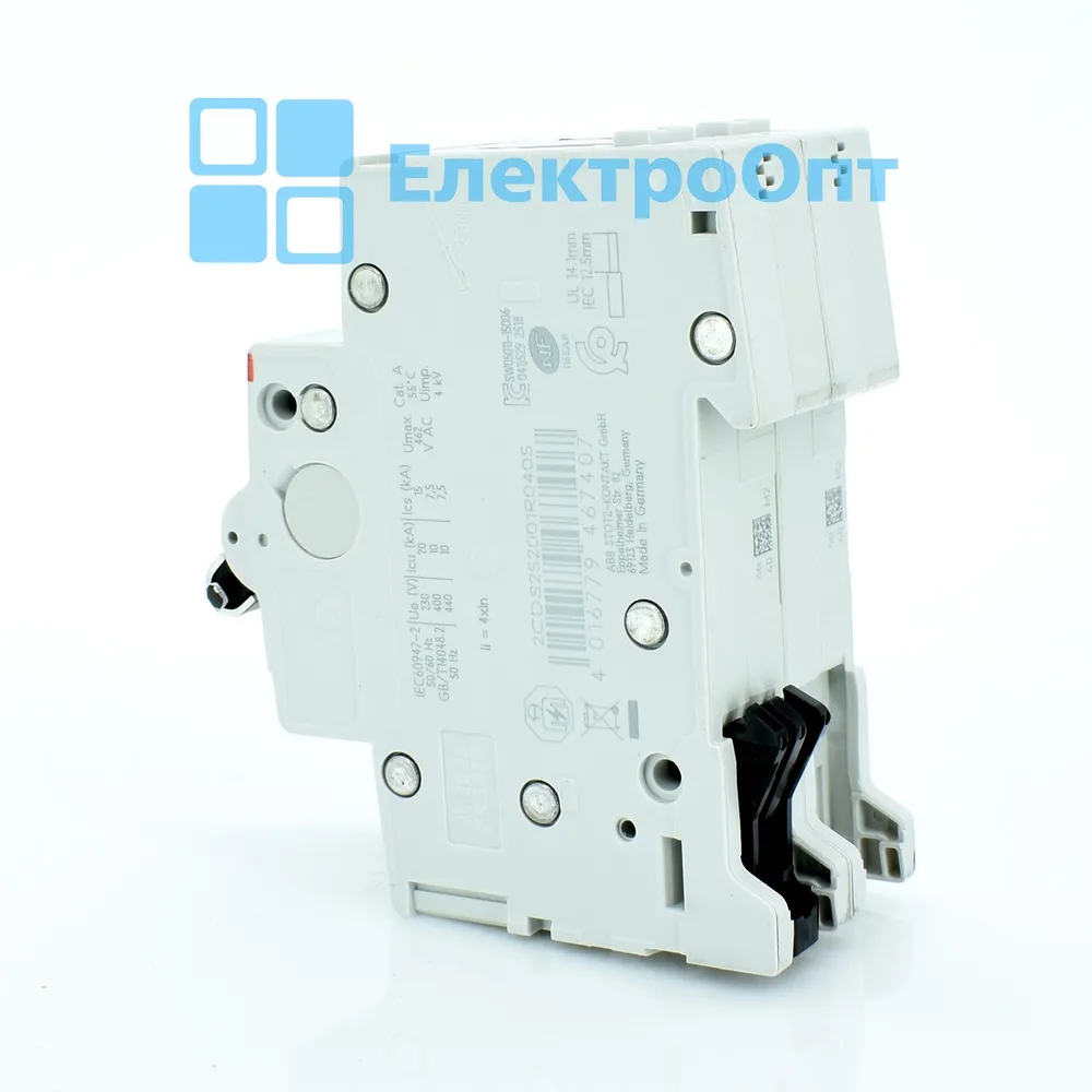 ABB Автоматичний вимикач, 6kA, 2p, S202-B40