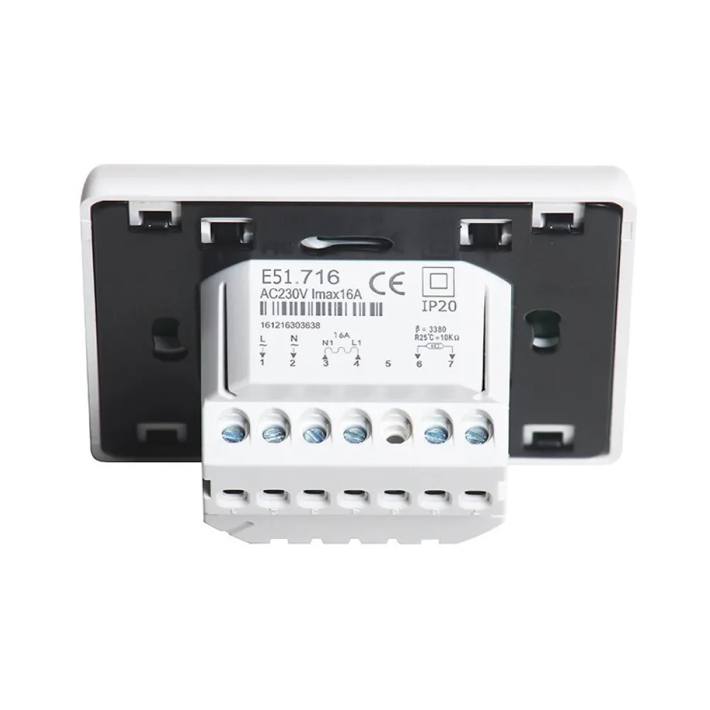 Терморегулятор IN-THERM - E 51 (программируемый, недельный) белый 312860