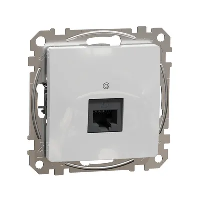 Schneider Sedna Design Розетка 1-а комп. внутр. RJ45 кат. 5е UTP Sedna Design Алюміній SDD113451