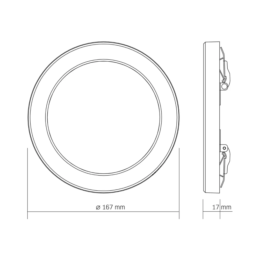 Світильник круглий VIDEX 12W White VL-DL6R-12CW