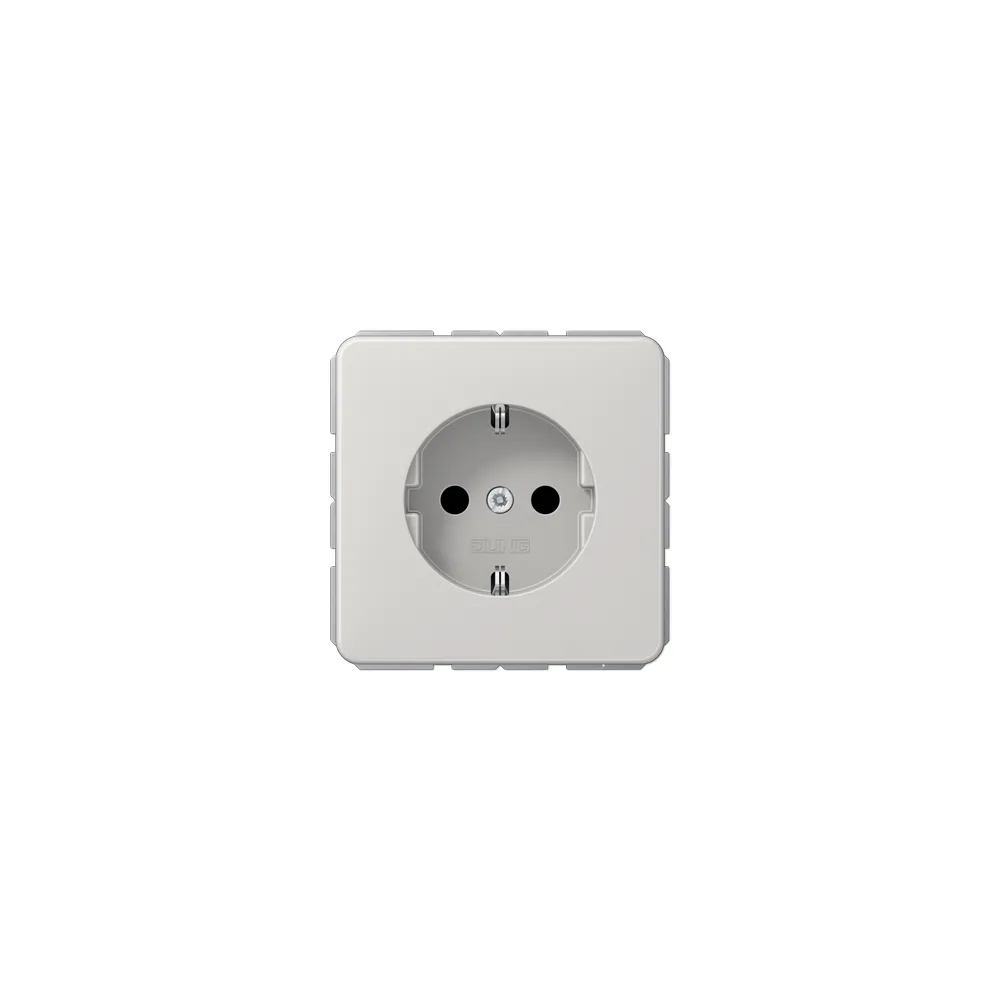 JUNG CD Розетка SCHUKO світло сірий CD1520LG