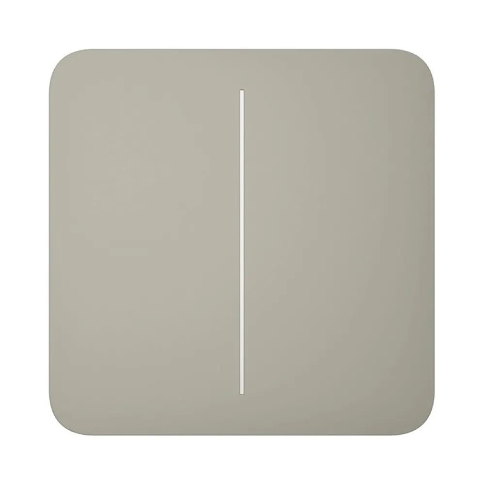 Накладна панель AJAX SoloButton для LightSwitch (2-gang) 46019.144.OL