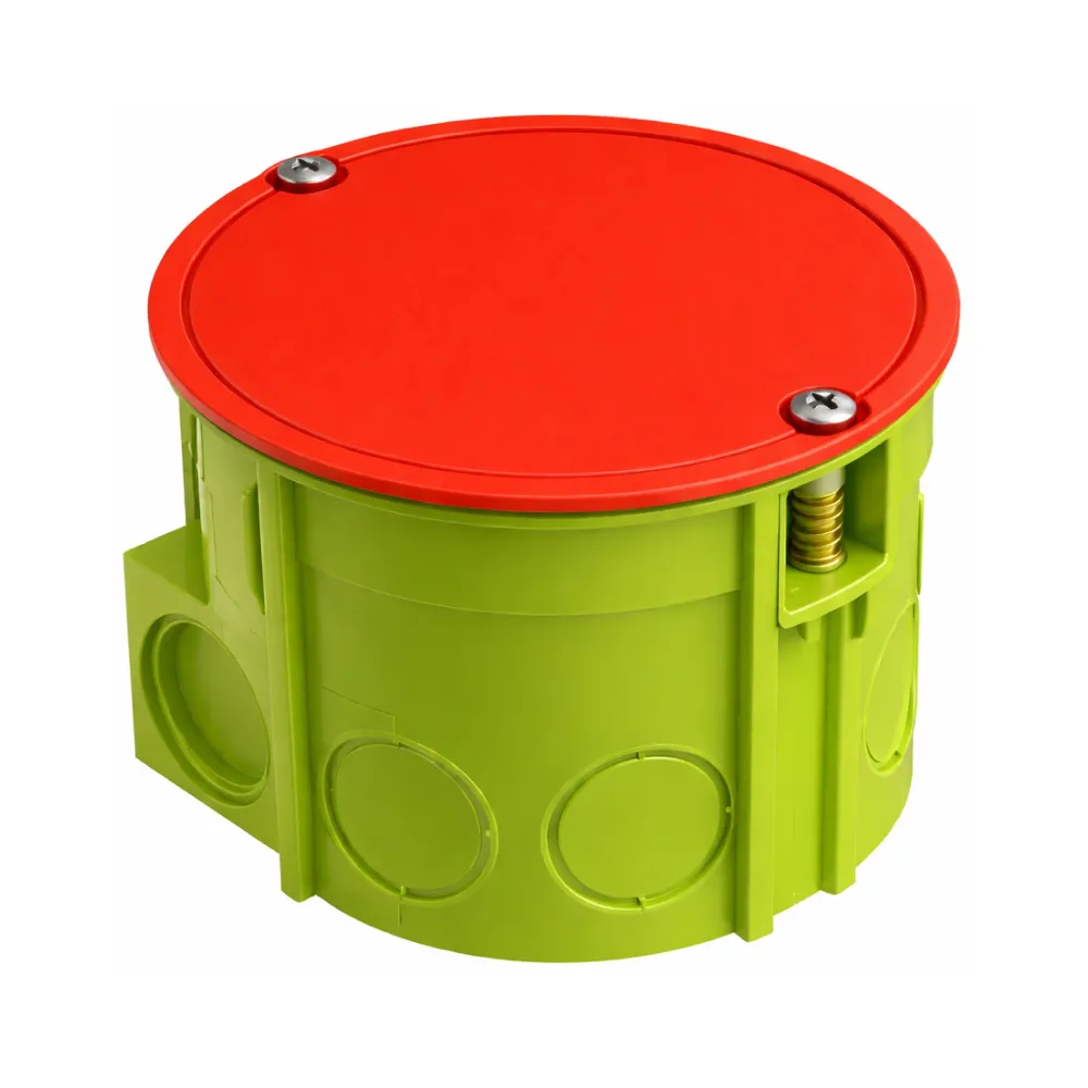 Коробка монтажна мілка для бетону з шурупами UNIKA PLANK MB001 + кришка PLK500S500