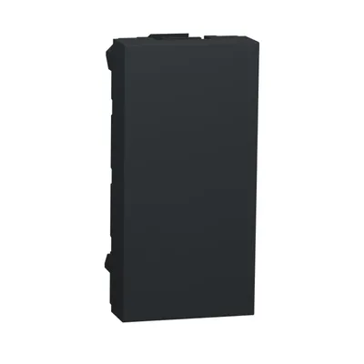 Заглушка Schneider Electric Unica New антрацит 1-модульна NU986554