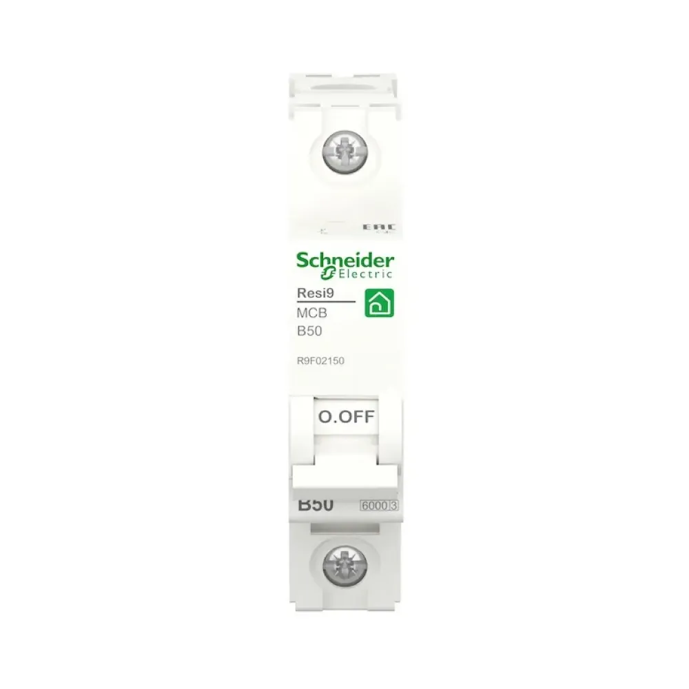 Автоматичний вимикач Schneider Electric Resi 9 6кА В 1p 50A R9F02150