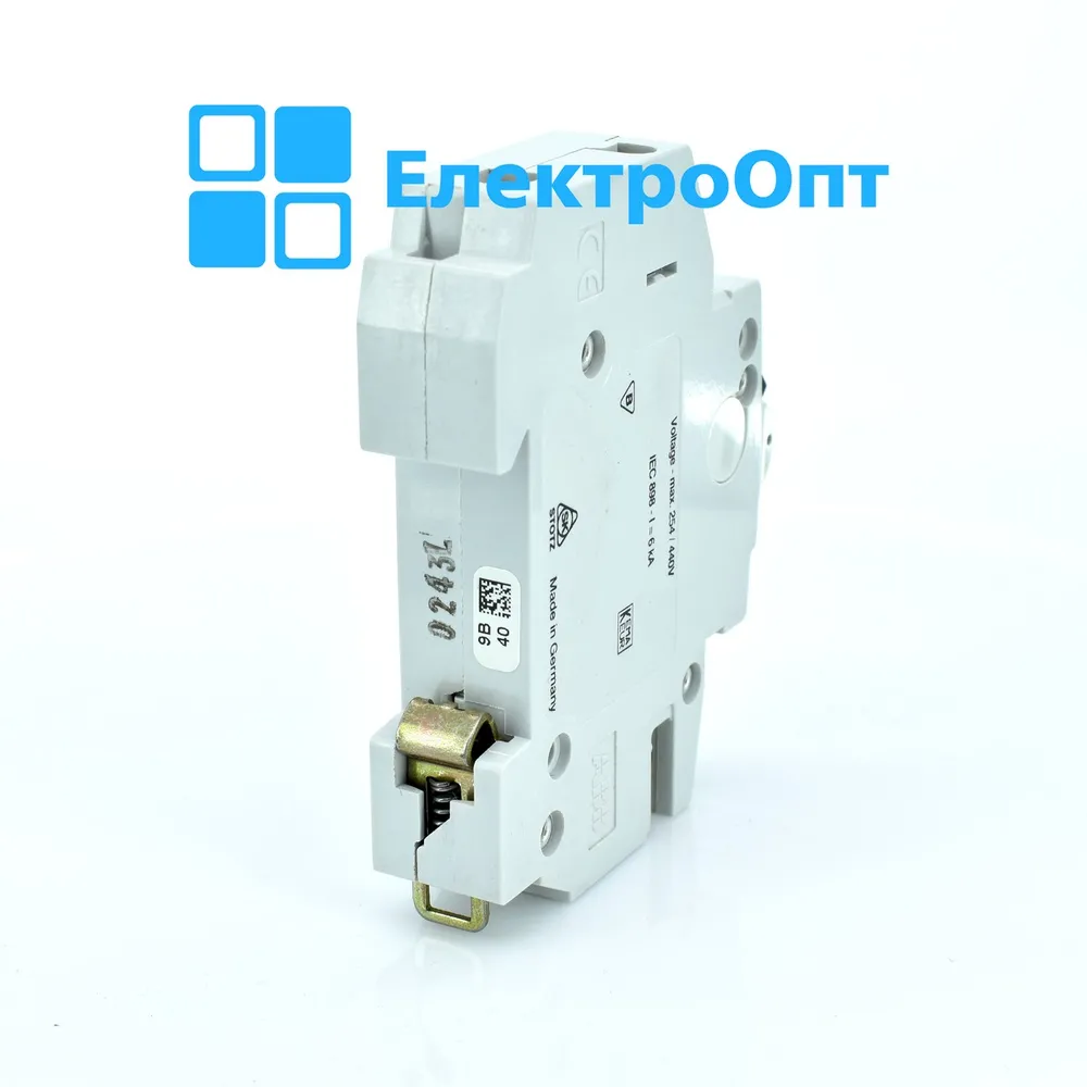 ABB Автоматичний вимикач, 6kA, 1p, 40A S191-B40