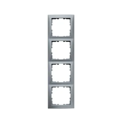 Рамка 4 поста Berker S.1 алюміній 10149939