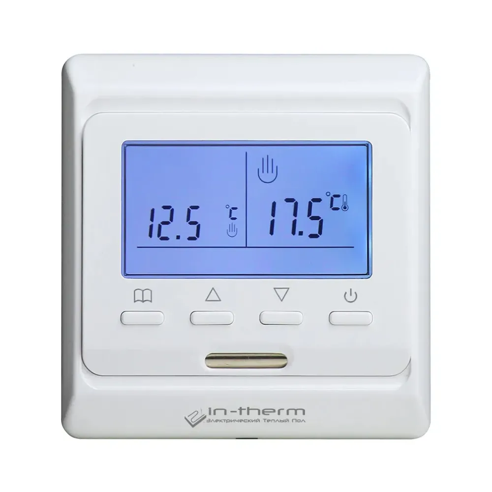 Терморегулятор IN-THERM - E 51 (программируемый, недельный) белый 312860