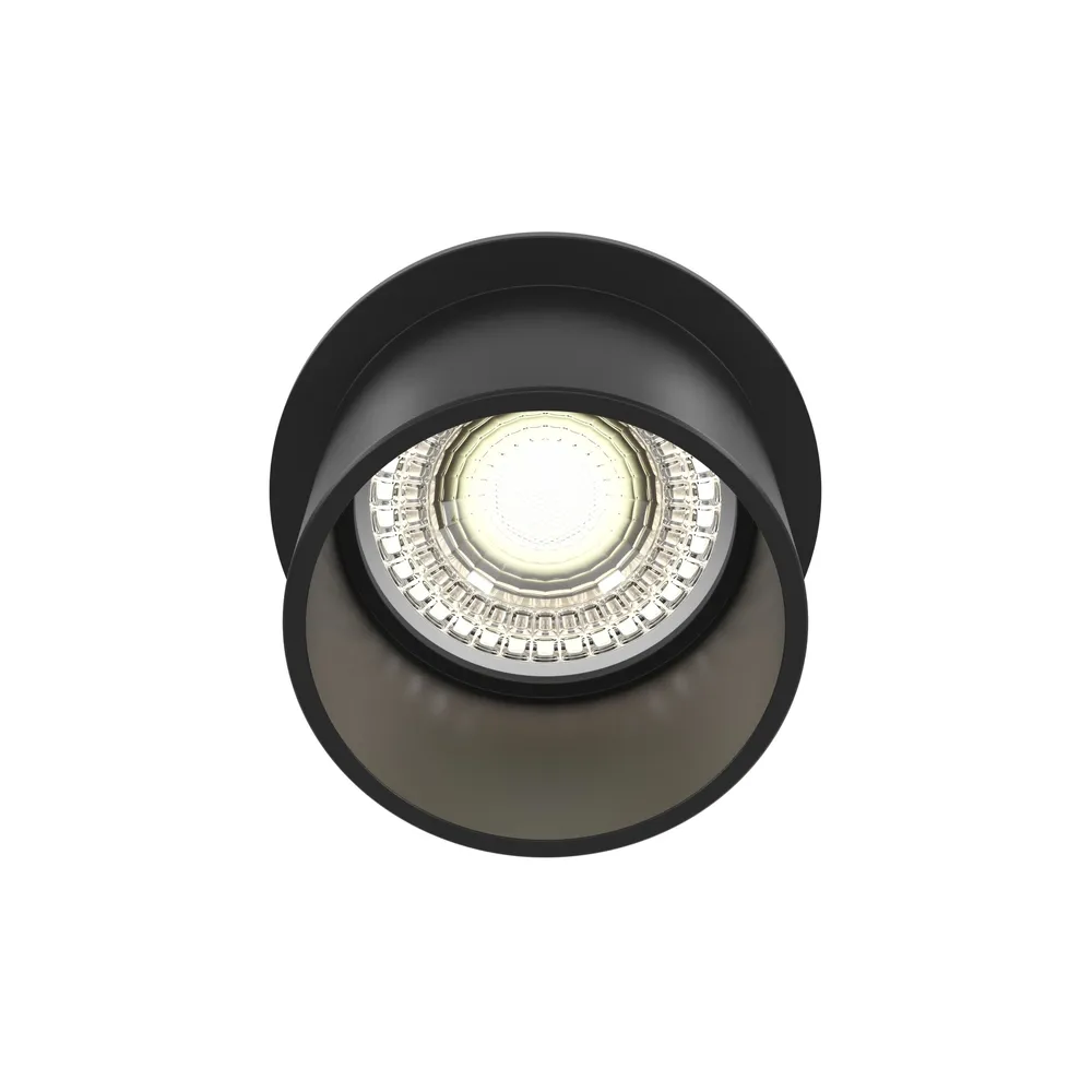 Світильник внутрішнього монтажу Downlight Reif GU10 50 Вт Чорний DL050-01B MAYTONI