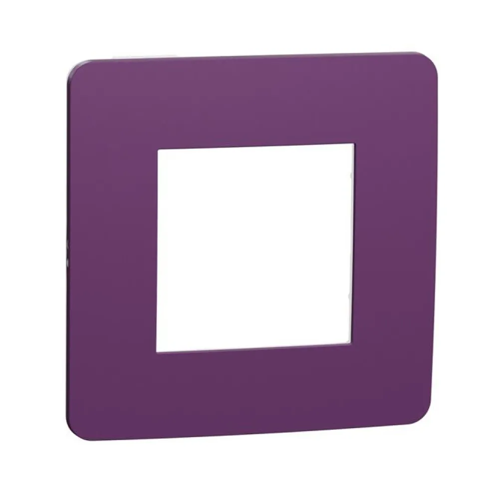 Рамка одномісна Schneider Electric Unica New Studio Color ліловий/бежевий NU280215